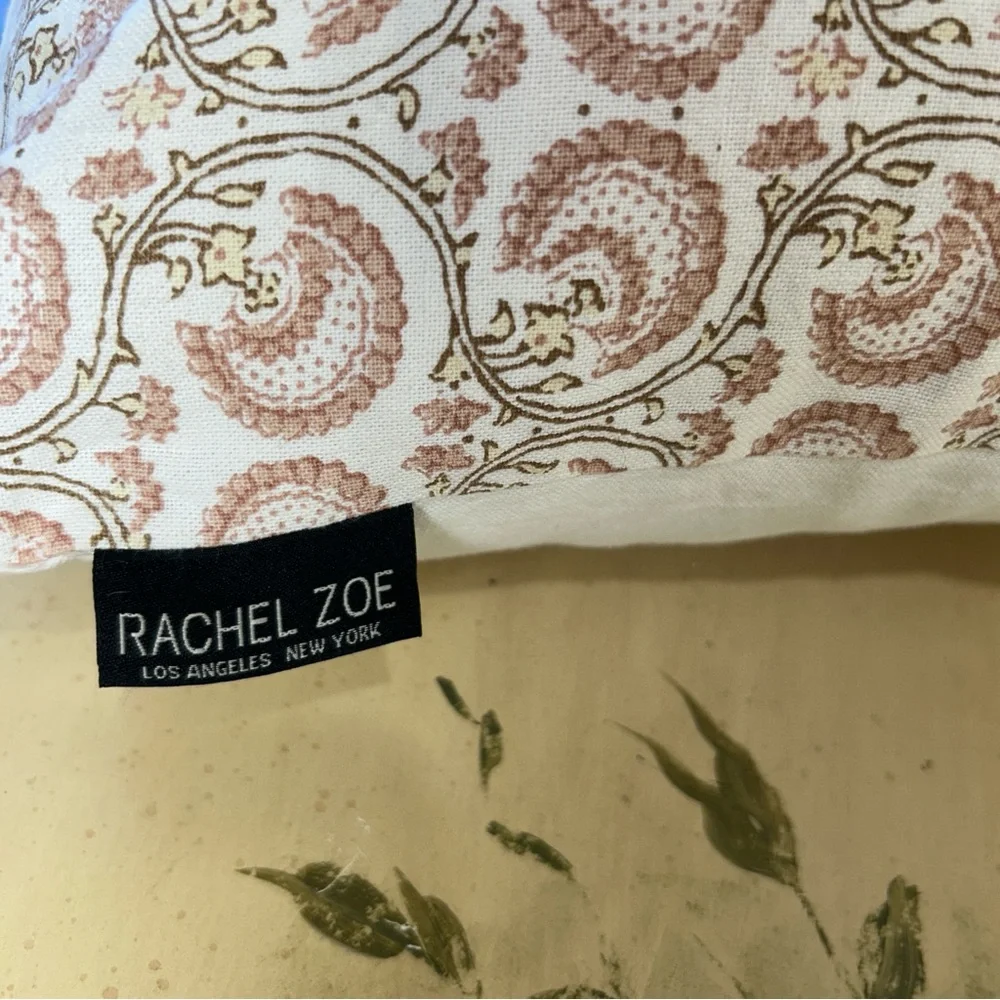 Rachel Zoe Decorative Floral Accent Throw Lumbar Pillow
